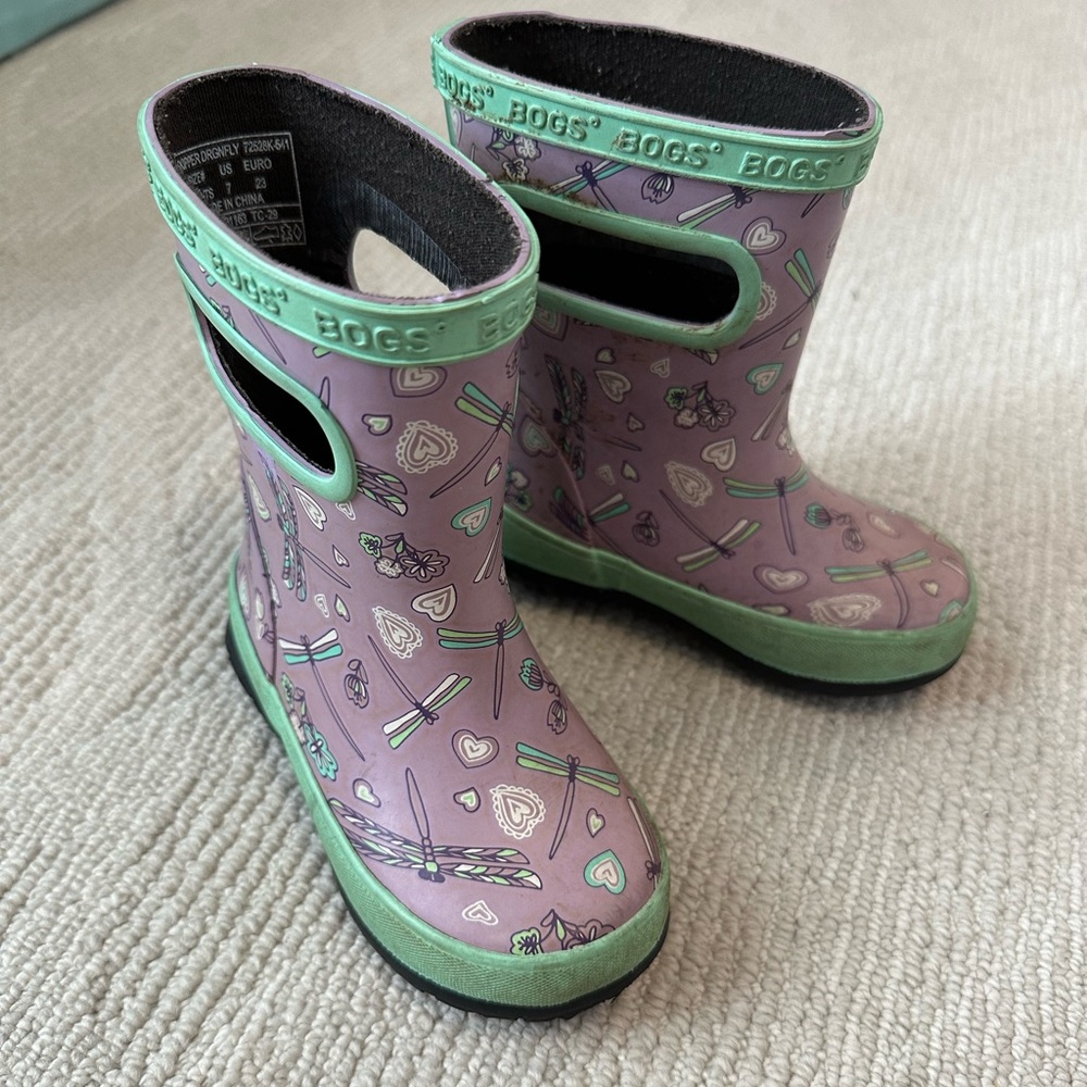 Bog girls rain boots